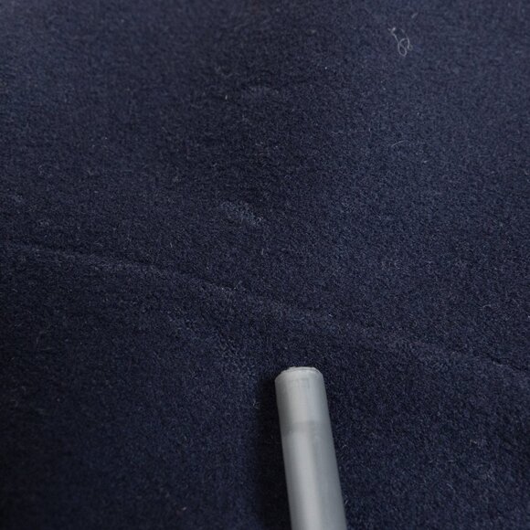 Vintage Savile Row Navy Wool Cashmere Balmacaan Coat 40T Union Made in Canada - Picture 15 of 16